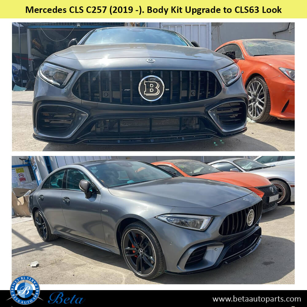 Mercedes CLS-Class C257 (2019-2023), Body Kit Upgrade To CLS63 Look Black, China, 2578851A00 Mercedes CLS-Class C257 (2019-2023), Body Kit Upgrade To CLS63 Look Black, China, 2578851A00